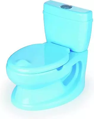 Dolu 7251 Toddler D-Shaped Potty Training Toilet With Adjustable Height - Blue • £21.99