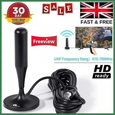 £16 • Buy HD Digital TV Aerial Freeview Antenna Magnetic Campervan Tent Camping Plug Play
