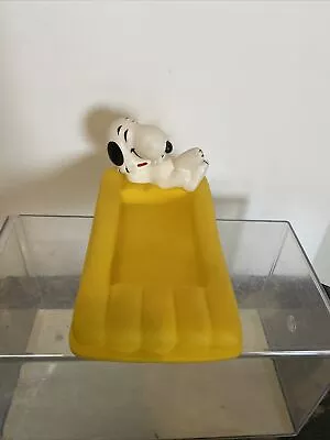 H Vintage Snoopy Floating Raft Soap Holder • $9.99