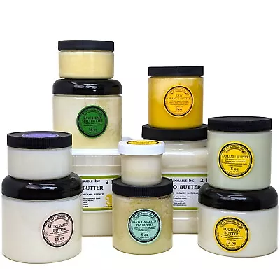 Premium Organic Butters 100% Pure Raw Cold Pressed 2oz Up To 12 Lb Free Shipping • $7.29