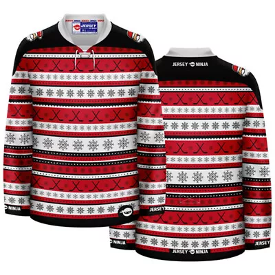 Christmas Hockey Ugly Sweater Hockey Jersey • $99.95