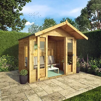 Waltons Traditional Apex Summerhouse Shiplap Wooden Garden Room 6 X 8 6ft 8ft • £787.49