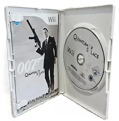 007: Quantum Of Solace (Nintendo Wii 2008) - PAL (Includes Box Manual & Disk) • £0.99