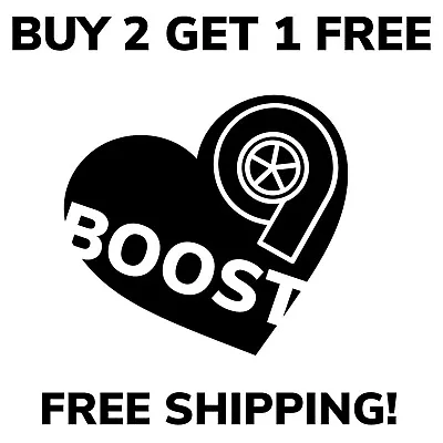 I Love Boost JDM Decal Sticker Car Truck Drift Hoon Euro • $13.91