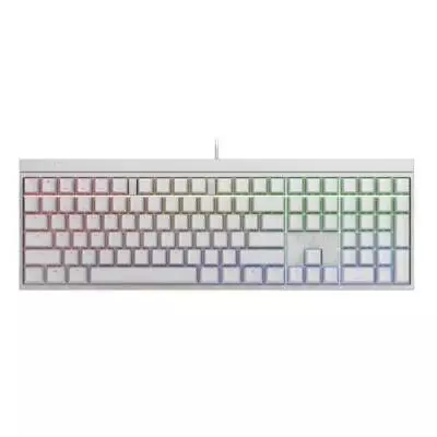 CHERRY MX 2.0S RGB Mechanical Gaming Keyboard - White Cherry MX Blue • $161.44