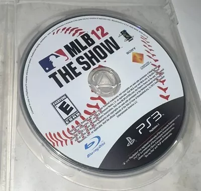 MLB 12 The Show Sony PlayStation 3 PS3 Disc Only Tested • $4.75