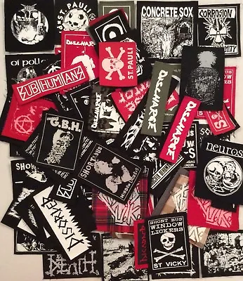 £2.99 • Buy PUNK CRUST HARD CORE PATCHES -hard Anarcho Grind Industrial Metal Rock N Roll
