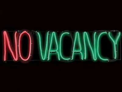 $89.99 • Buy No Vacancy Light Glo Blinking Neon Lighted Motel Sign Flickering Halloween Prop