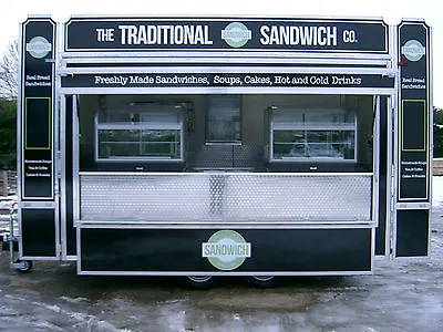 Brand New 12 Ft. Sandwich Coffee Van / Mobile Catering Trailer / Food Van • £34440