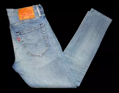 * LEVI'S * Men's 512 Slim Tapered Fit Jeans 28 W X 28 L Blue Stretch (Y257A) • £22.45