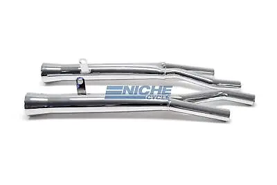 Suzuki GS550 Performance Exhaust Motorcycle Mufflers Flare Tip Chrome • $346.95