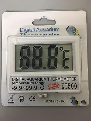 £4.79 • Buy Digital Aquarium Temperature Gauge Fish Tank Thermometer-9.9℃~99.9℃ UK SELLER