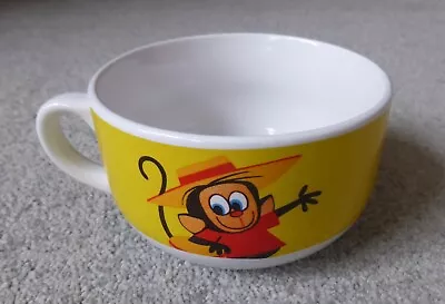 Kellogg's 2017 Coco Pops Cereal Bowl With Handle Yellow And White. • £9.99