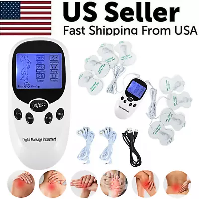 Electric Therapy Shock Tens Electrotherapy Machine Muscle Stimulater Pain Relief • $13.39