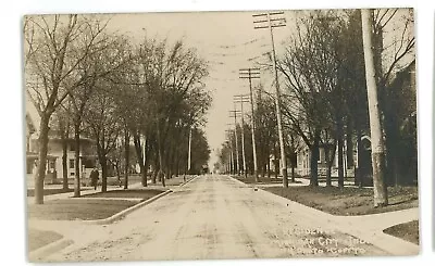 RPPC Residence Section MICHIGAN CITY IN Indiana Real Photo Postcard • $14.99