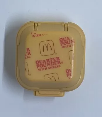 Vintage 1988 McDonalds Changeables Quarter Pounder Transformer Happy Meal Toy • $5