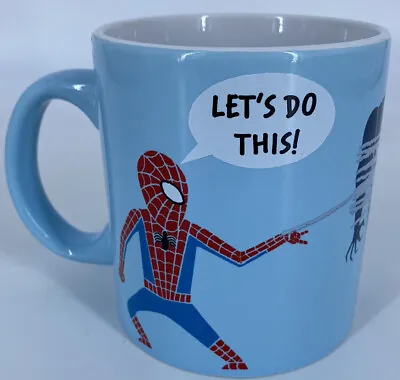 Marvel Spiderman Coffee Mug With Venom & Miles Morales 20oz Ceramic Mug 2018! • $9.95