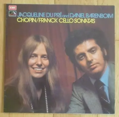 Asd 2851 Chopin Franck Cello Sonatas Jacqueline Du Pre Barenboim Vinyl Lp Record • £49.99