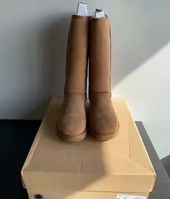 UGG Classic Tall Brown Chestnut Boots Women’s Size 6 • $116.99