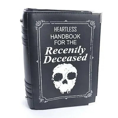 £29.95 • Buy Poizen Industries Deceased Book Bag Ladies Black One Size Goth Punk Emo Handbook