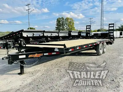 NEW 2024 8 X 22 14k HEAVY DUTY Deck Over Flat Deck Equipment Trailer Ramps • $7995