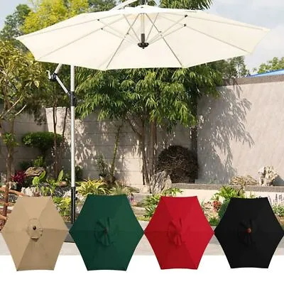 $31.24 • Buy Patio Outdoor Parasol Canopy Replacement Cover Sun Umbrella Sunshade Umbrella