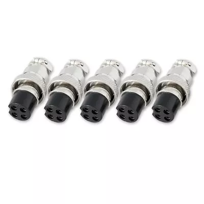 5 PCS Cobra Midlandcb Radio Microphone 4 Pin MIC Plug Connector • $9.98