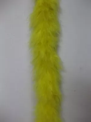 Canary Yellow Marabou Feather Boa 6ft Sold By Piece • $7