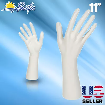 Female Mannequin Hand Display Jewelry Bracelet Ring Glove Stand Holder White • $7.99