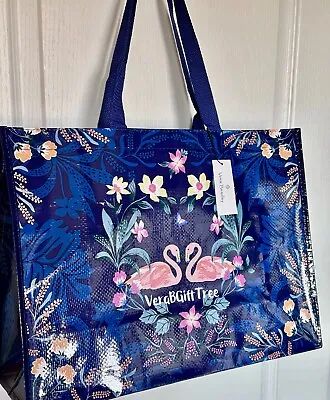 Vera Bradley Market Tote PINK FLAMINGO GARDEN Eco-Friendly Shopper BAG NWT NEW • $20.83