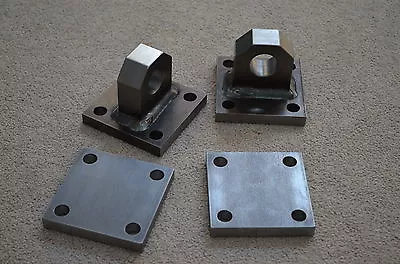 Welded Shackle Mounts Bumper Winch D-ring Bolt Plates With Backing Plates  • $99.99