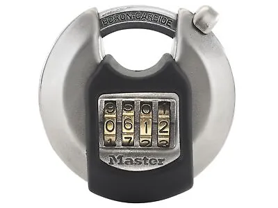 Master Lock Excell Discus 4-Digit Combination 70mm Padlock • £21.02