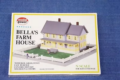 Model Power 1559 N-Scale Bella's Farm House Ready  Assemble.  D-3 • $35