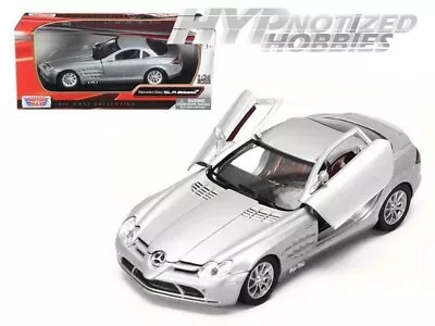 Motormax 1:24 Mercedes-benz Slr Mclaren Die-cast Gray 73306 • $15.40