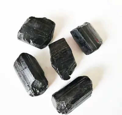 Raw Black Tourmaline Black Tourmaline Crystal Natural Black Quartz Crystal • £4.99