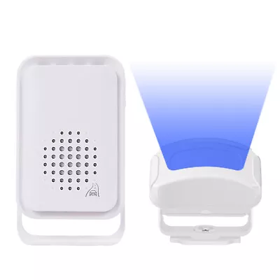 Wireless Mailbox Alert Garage Driveway Alarm With 4 Night Light IP64 Waterproof  • $25.49