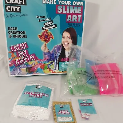 Craft City Make Your Own Slime Art Sculptures Karina Garcia Adult Supervision • $13.95