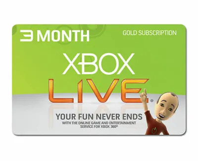 Xbox Live 3 Month Gold Membership Code Xbox One | Series S X 👍 (All Regions) • £15.98