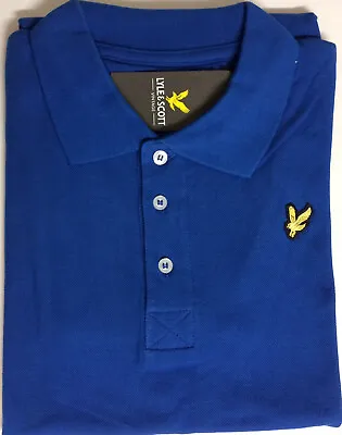 Lyle And Scott Short Sleeve Brand New Solid Polo Shirt For All Season • £12.90