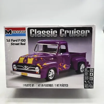 Monogram 1955 Ford F-100 Pickup Street Rod - Plastic Model Truck Kit - 1/24 • $29.95