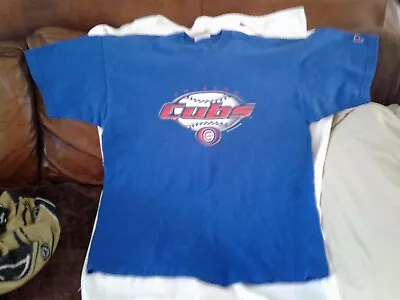 Mlb Chicago Cubs Blue Shirt Size 2xl Vntg 1988 2xl Cubs Proplayr Vintaged Shirt  • $16