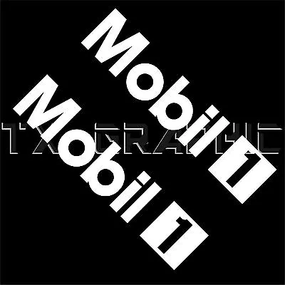 Decals For Mobil 1 Oil Lubricant Performance Vinyl Sticker  • $3.95