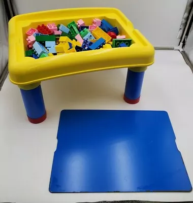 Tyco Mega Blocs Table With 92 Bloks • $19.99