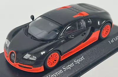 1/43 Minichamps Bugatti Veyron Super Sport Carbon / Orange  400 110840  BK068 • $99.99