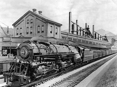 Norfolk & Western 1200 Steam Locomotive Photo  2-6-6-4 N & W Railroad Train   • $8.49