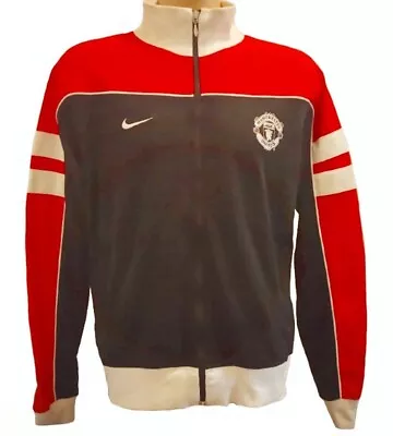 Vintage Nike Manchester UTD Tracksuit/Casual Zipped Top - Adult Large - VGC • £4.99