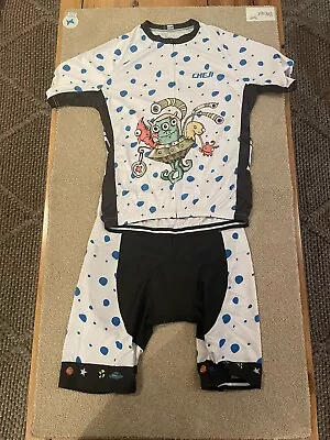 Cycling Jersey And Padded Cycling Shorts Men Size L • $10