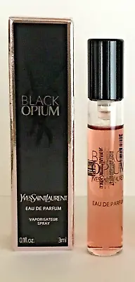 $16.99 • Buy Yves Saint Laurent BLACK OPIUM Eau De Parfum Perfume Spray Women .1oz 3ml NeW
