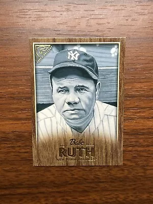 2018 Topps Gallery Babe Ruth CANVAS SP #150 New York Yankees Wood • $5