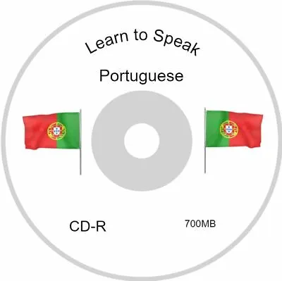 Learn To Speak Portuguese In Your Car Or In Flight    Audio CD-R   UK • £5.89